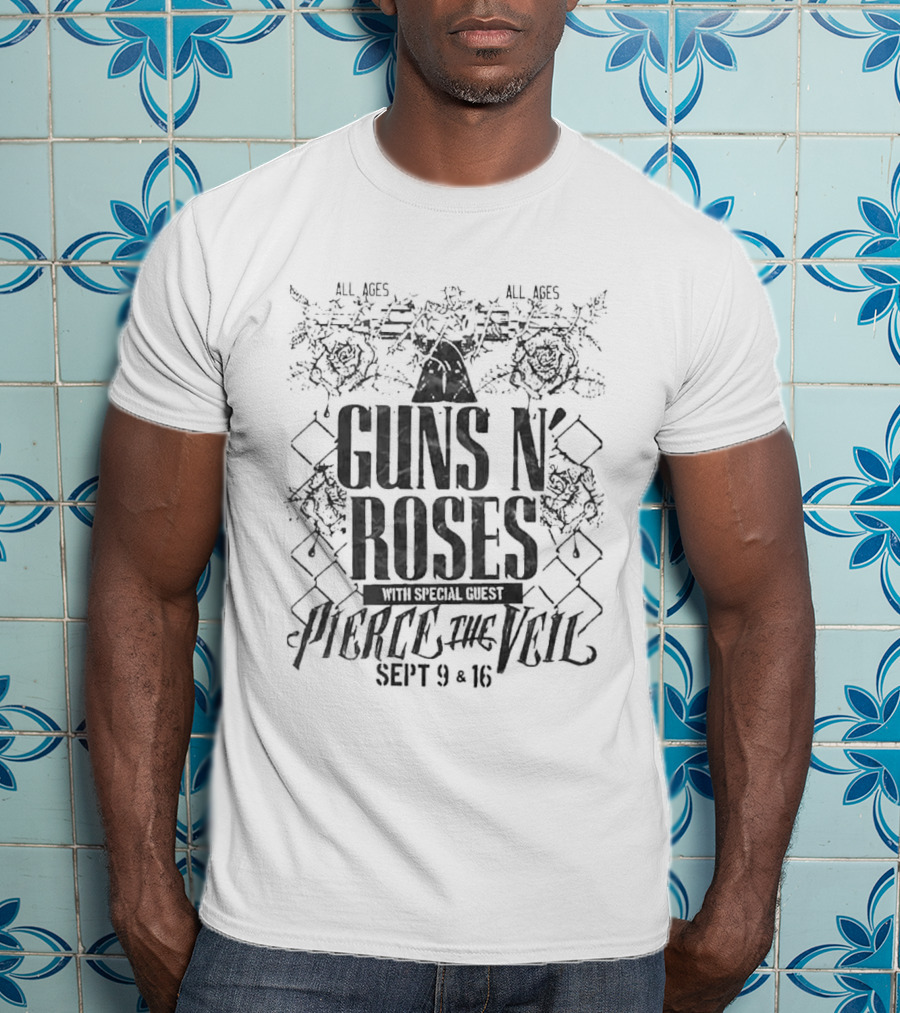 Guns N Roses 2026 Texas Tour Arlington San Antonio September 9 And 16 Event T-Shirt