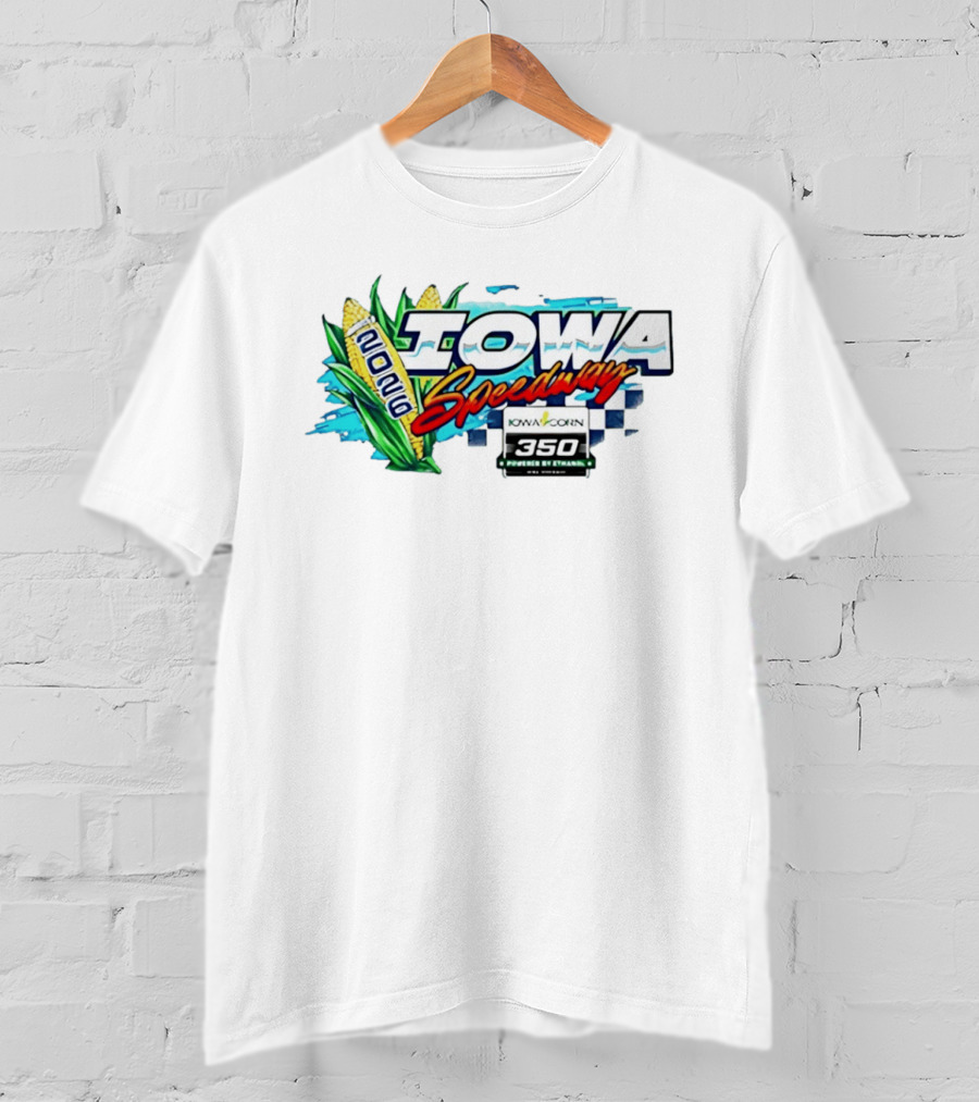 Iowa Speedway 2026 Iowa Corn 350 Powered By Ethanol Racing Event Corn Motif T-Shirt