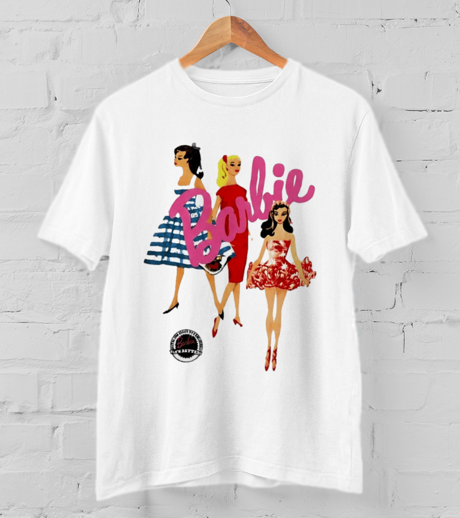 Barbie Vintage Fashion Trio Retro Mattel T-Shirt