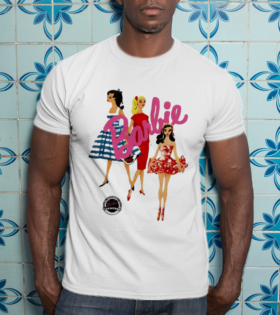 Barbie Vintage Fashion Trio Retro Mattel T-Shirt
