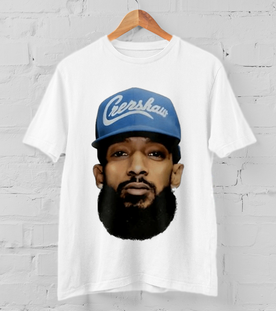 Nipsey Hussle Crenshaw Blue Cap T-Shirt
