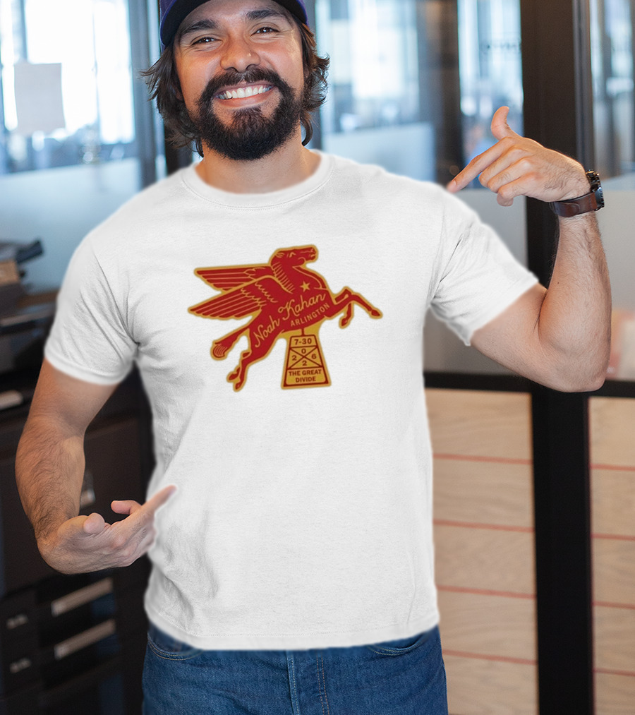 Noah Kahan Arlington July 30 2026 The Great Divide Pegasus T-Shirt