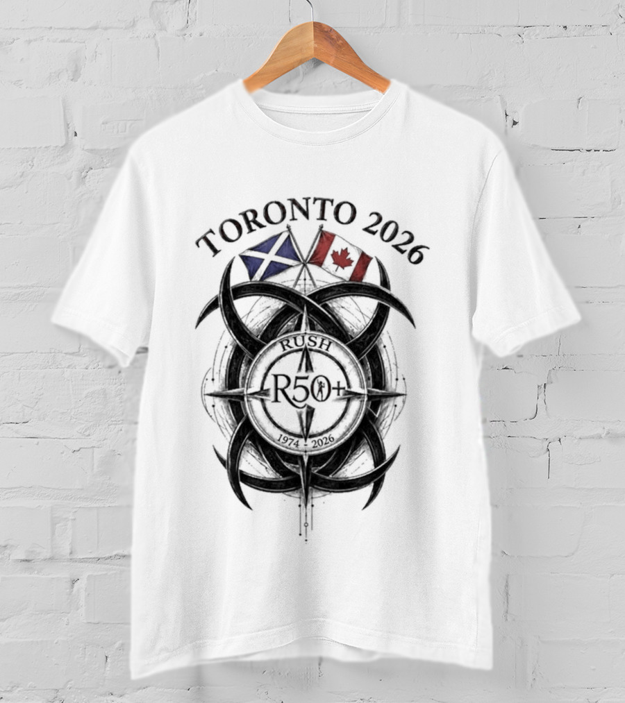 Toronto 2026 Rush R50 Celebration With Flags T-Shirt