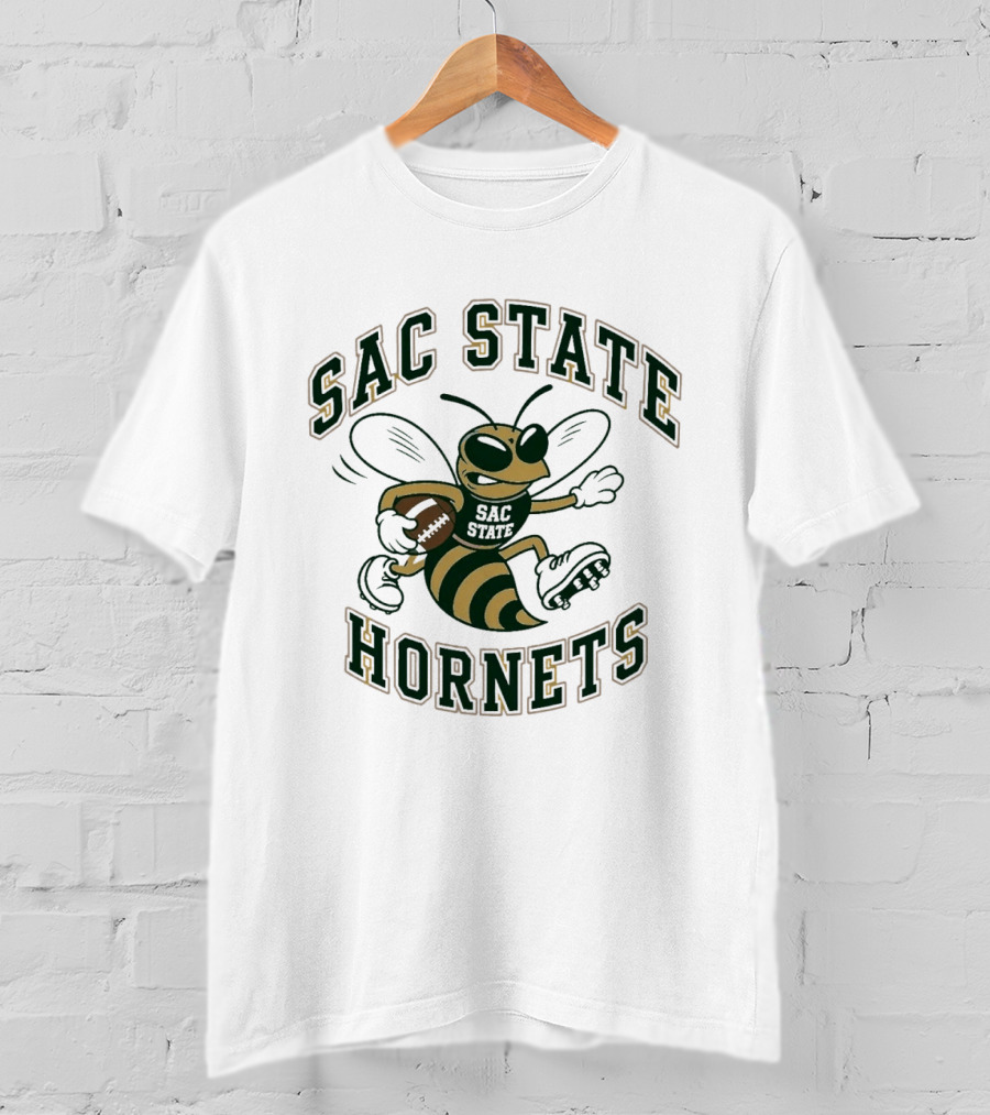 Sac State Hornets Football Cartoon T-Shirt