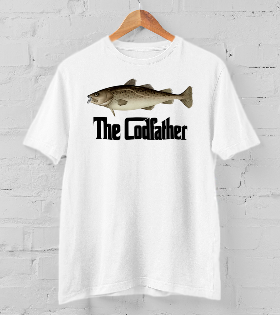 The Codfather Fish Pun Cod The Godfather Humor T-Shirt