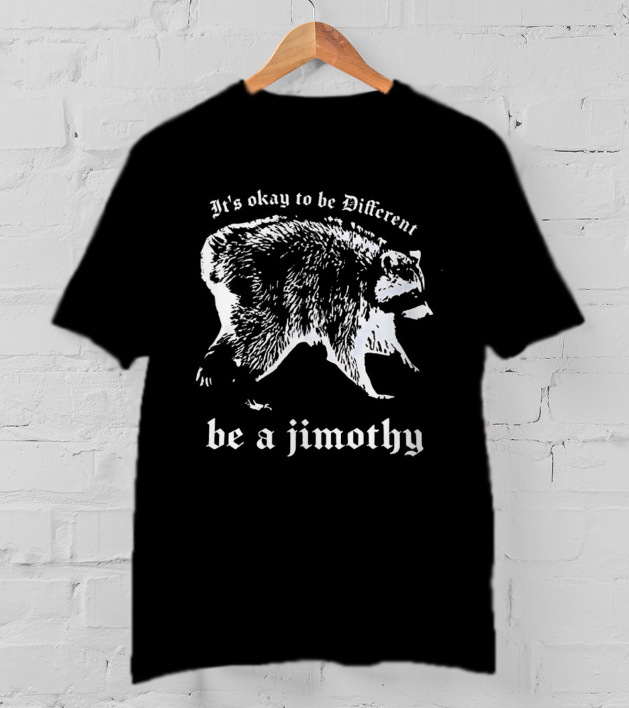 It's Okay To Be Different Be A Jimothy T-Shirt