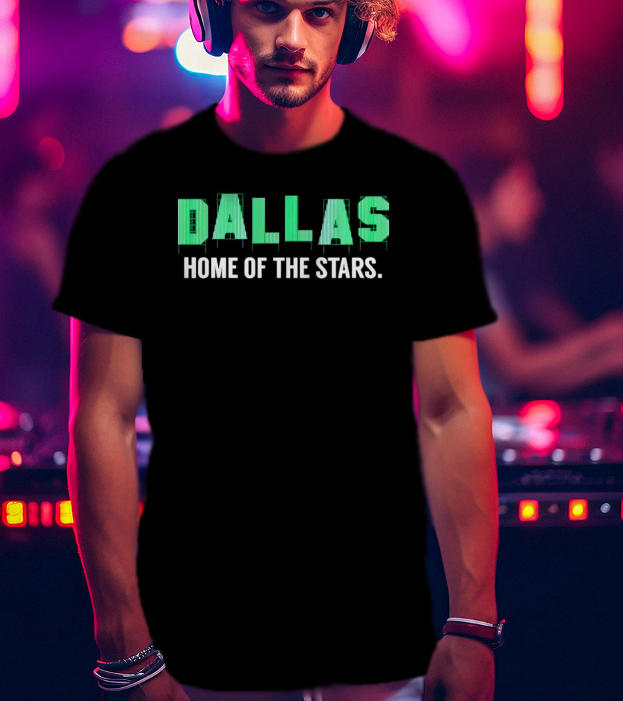 Dallas Home Of The Stars Texas Hockey T-Shirt