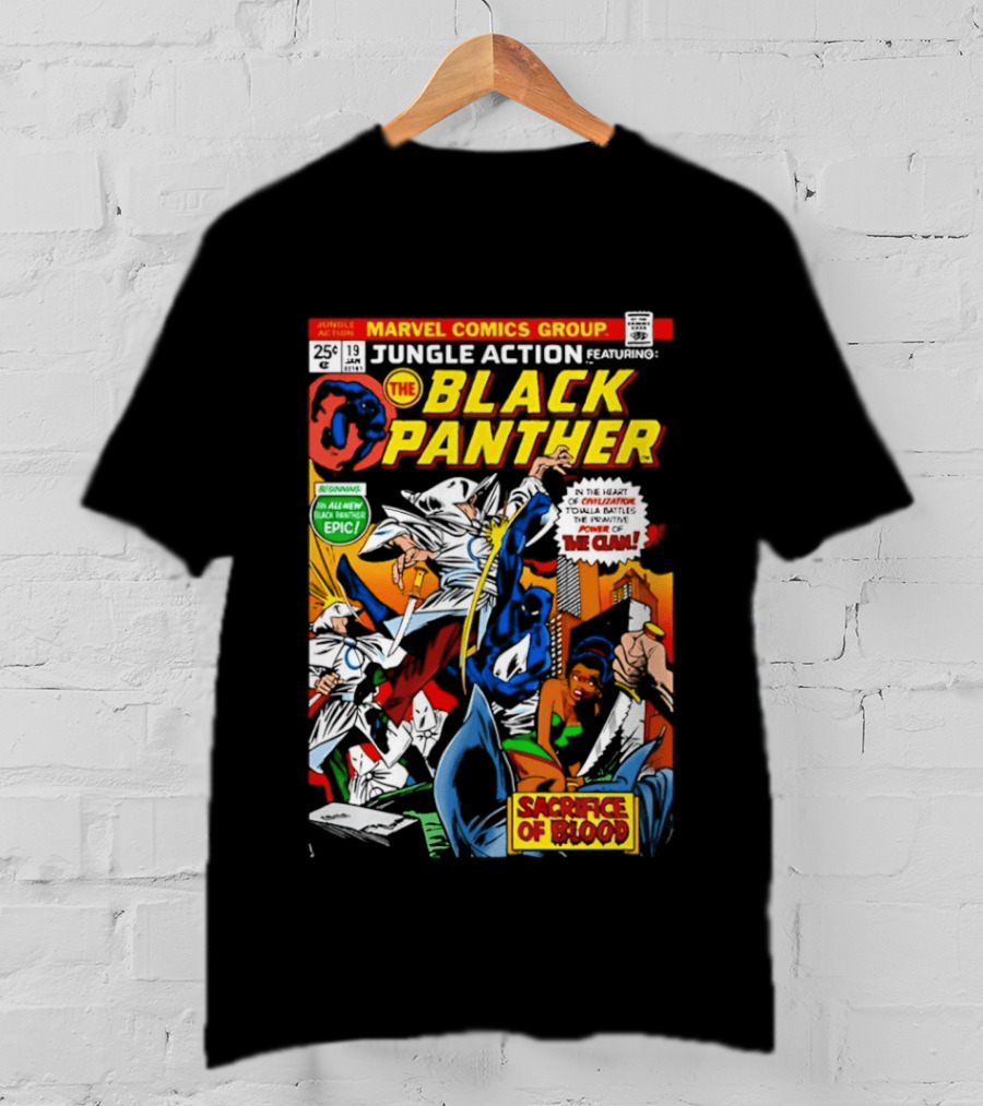 Jungle Action Featuring The Black Panther Marvel Comics Epic Sacrifice Of Blood T-Shirt