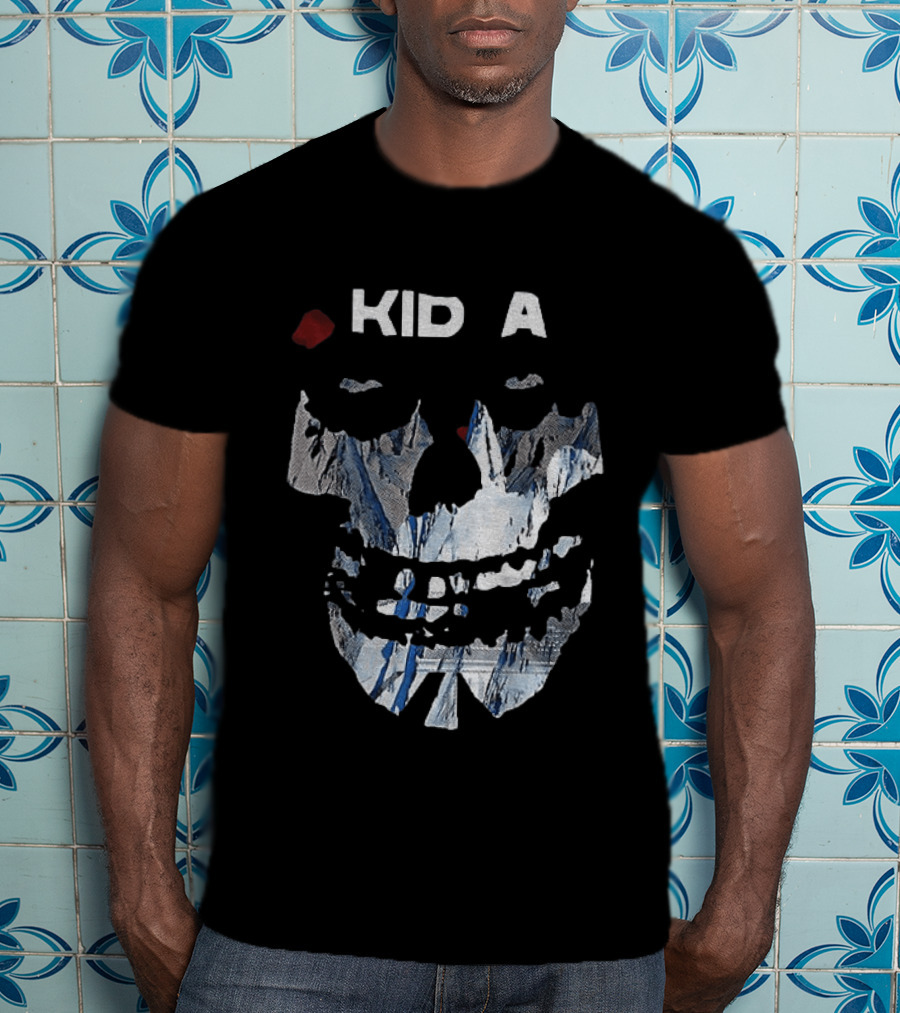 Kid A Fiend Skull Meme T-Shirt