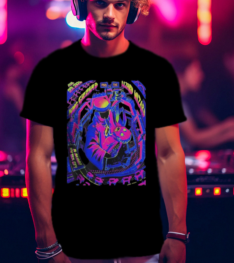 King Gizzard And The Lizard Wizard August 23 2026 New York City Concert Under The K Bridge Park T-Shirt