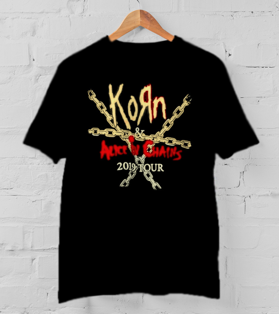 Korn Alice In Chains 2019 Tour Chains T-Shirt