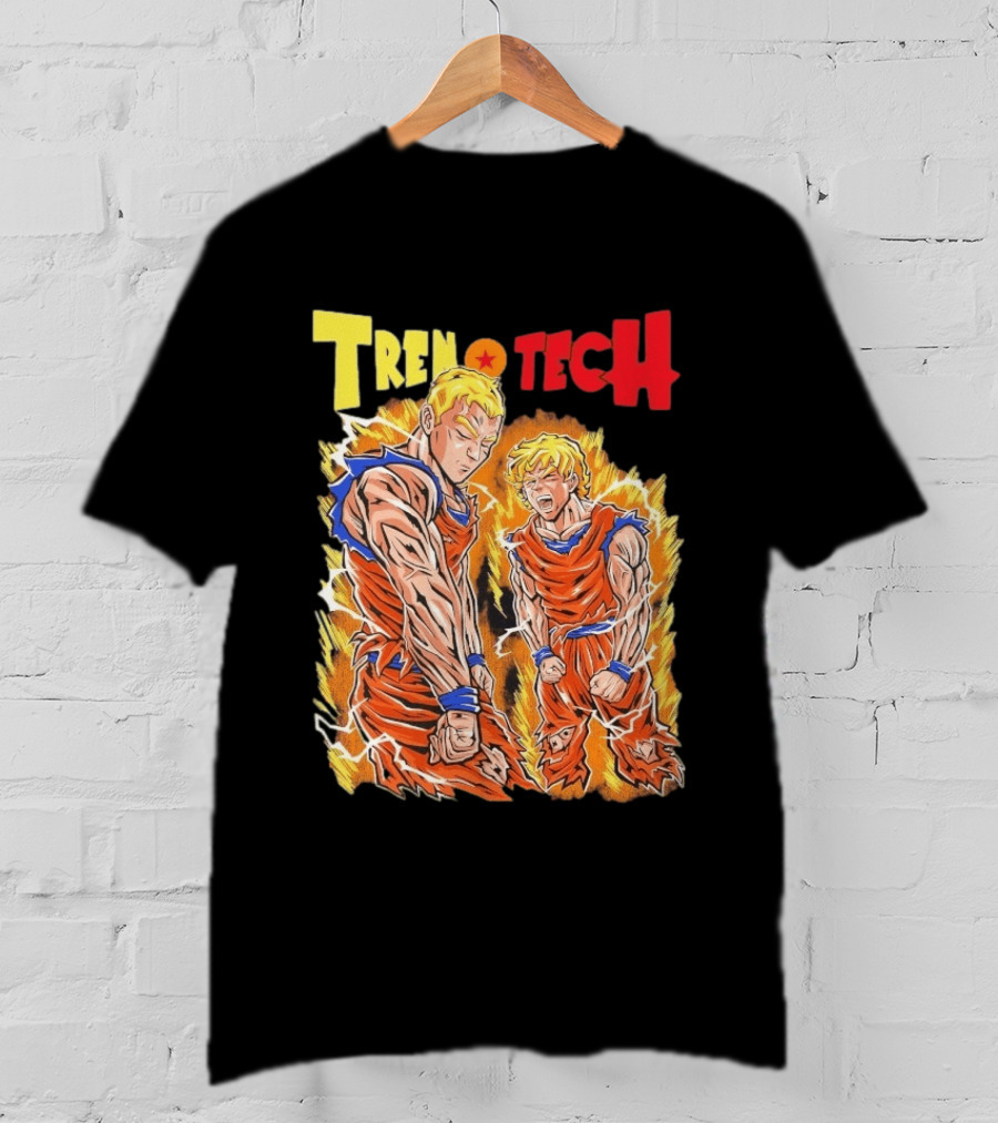 Ghost Racing Dragonball Trentech Fusion Goku Transformation T-Shirt