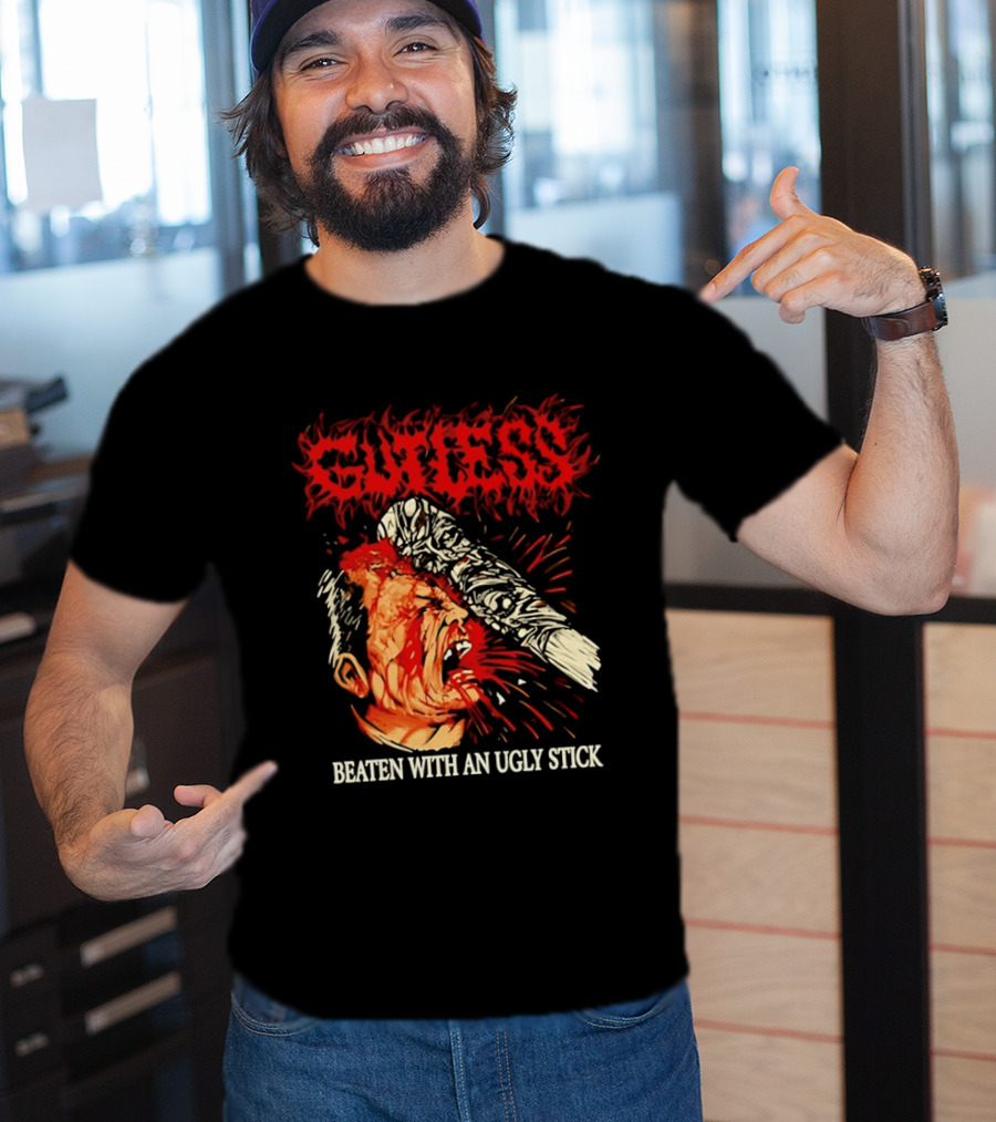 Gutless Beaten With An Ugly Stick Bloody T-Shirt