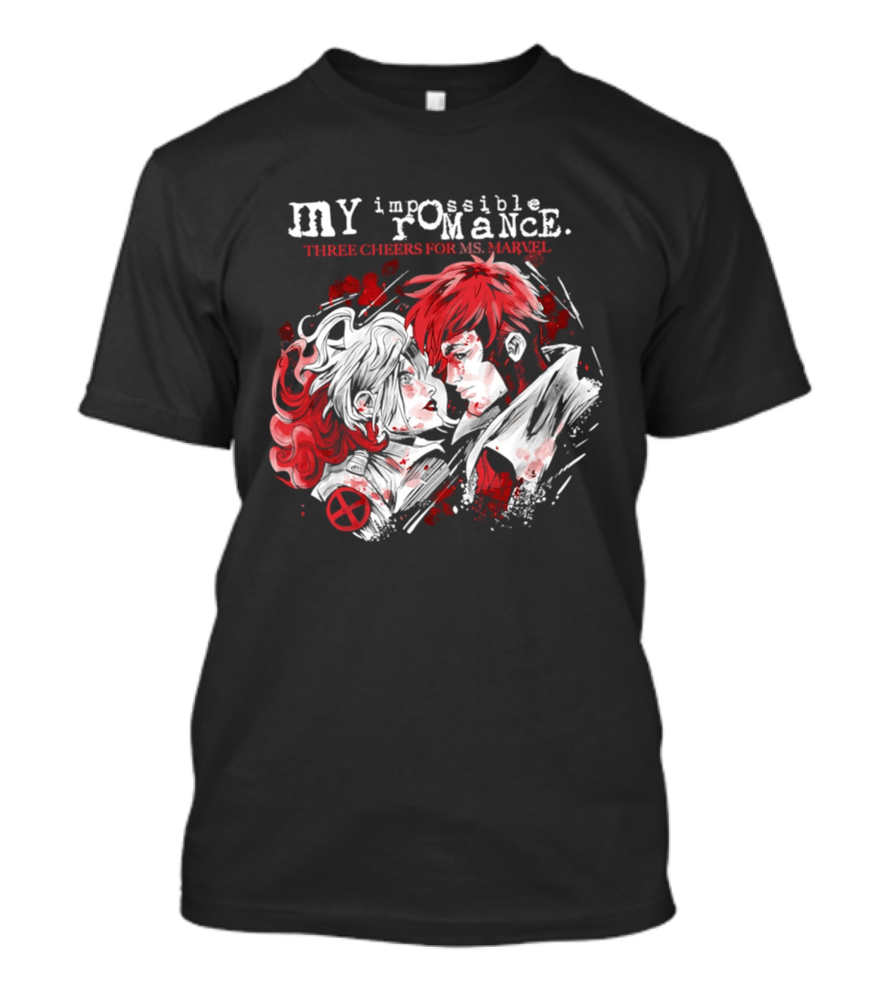 MY Impossible Romance Three Cheers For Ms Marvel X Men T-Shirt