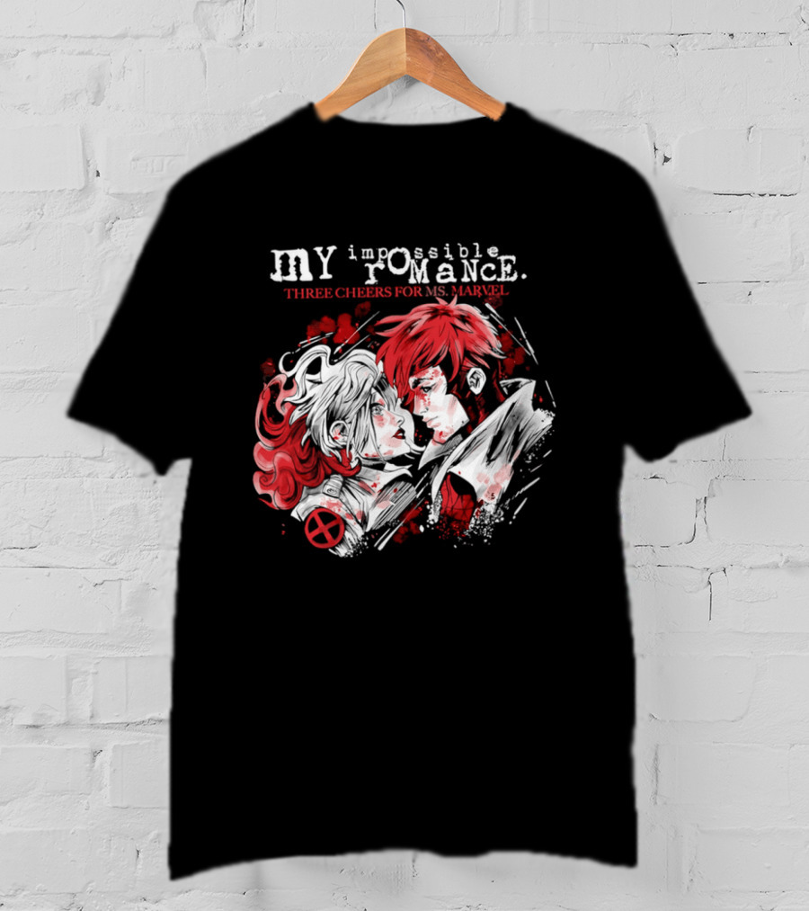 MY Impossible Romance Three Cheers For Ms Marvel X Men T-Shirt