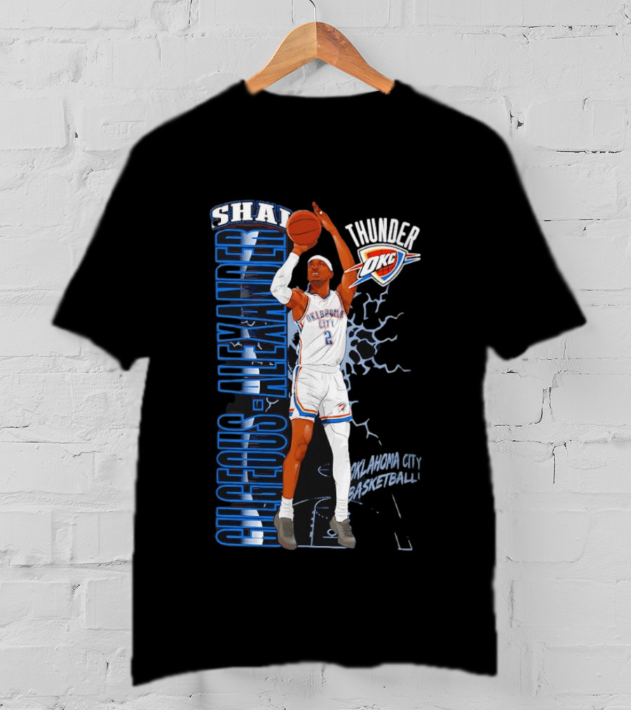 Shai Gilgeous Alexander Oklahoma City Thunder Basketball OKC T-Shirt