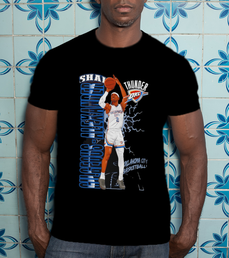 Shai Gilgeous Alexander Oklahoma City Thunder Basketball OKC T-Shirt