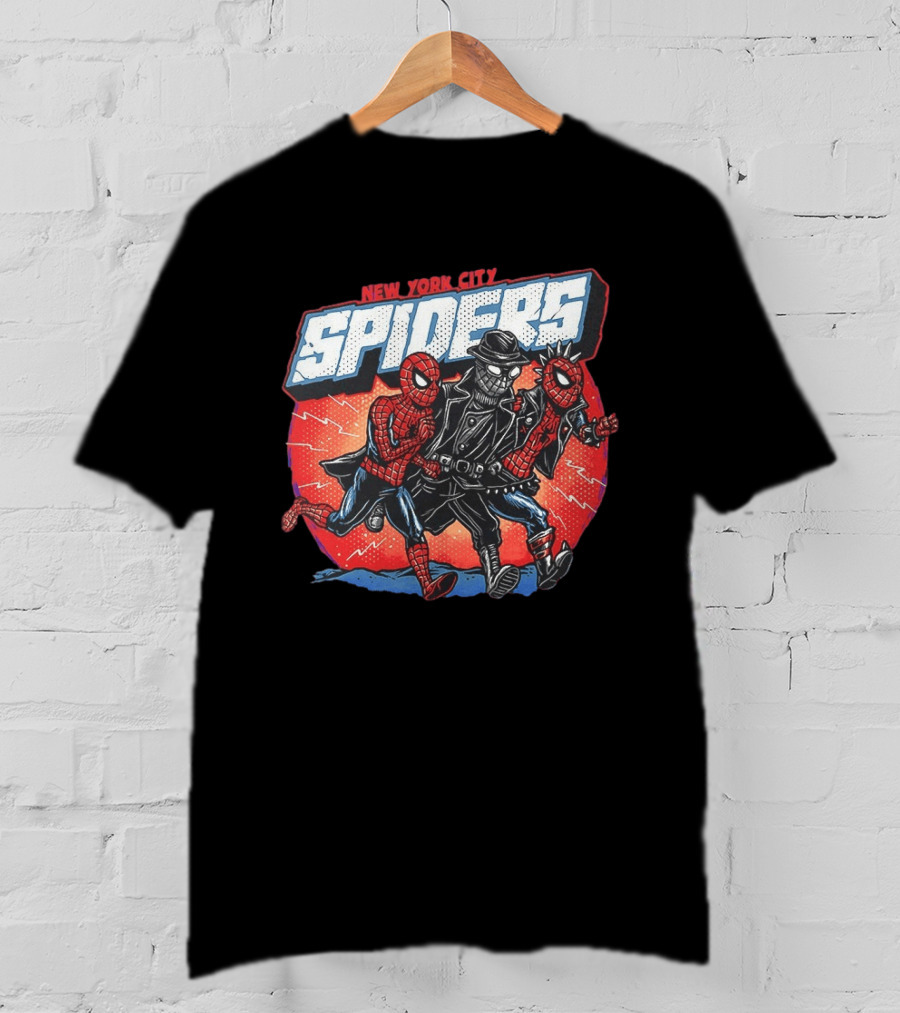 New York City Spiders Spider Man Noir Spider Punk T-Shirt