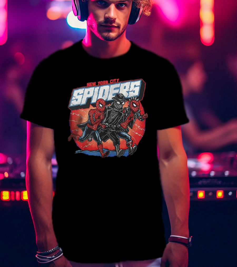 New York City Spiders Spider Man Noir Spider Punk T-Shirt