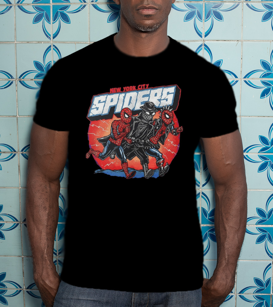 New York City Spiders Spider Man Noir Spider Punk T-Shirt