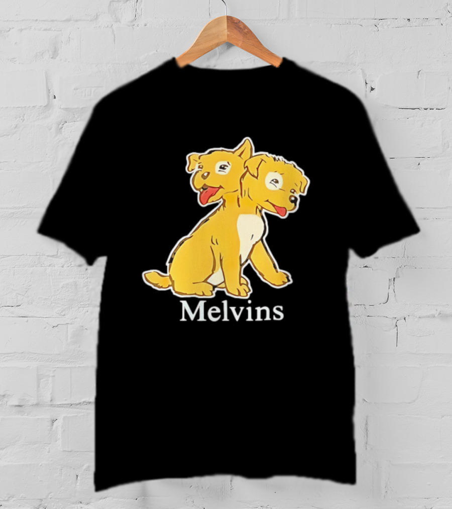 Melvins Two Headed Dog Cartoon T-Shirt