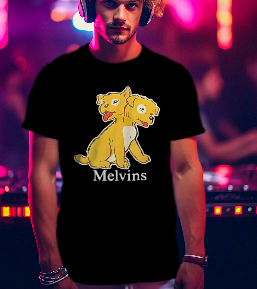 Melvins Two Headed Dog Cartoon T-Shirt