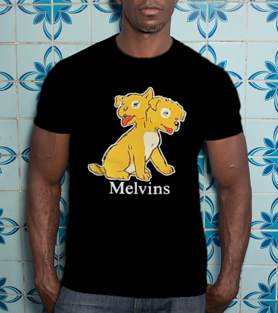 Melvins Two Headed Dog Cartoon T-Shirt