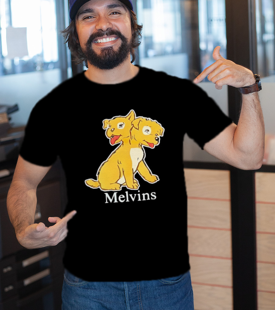 Melvins Two Headed Dog Cartoon T-Shirt