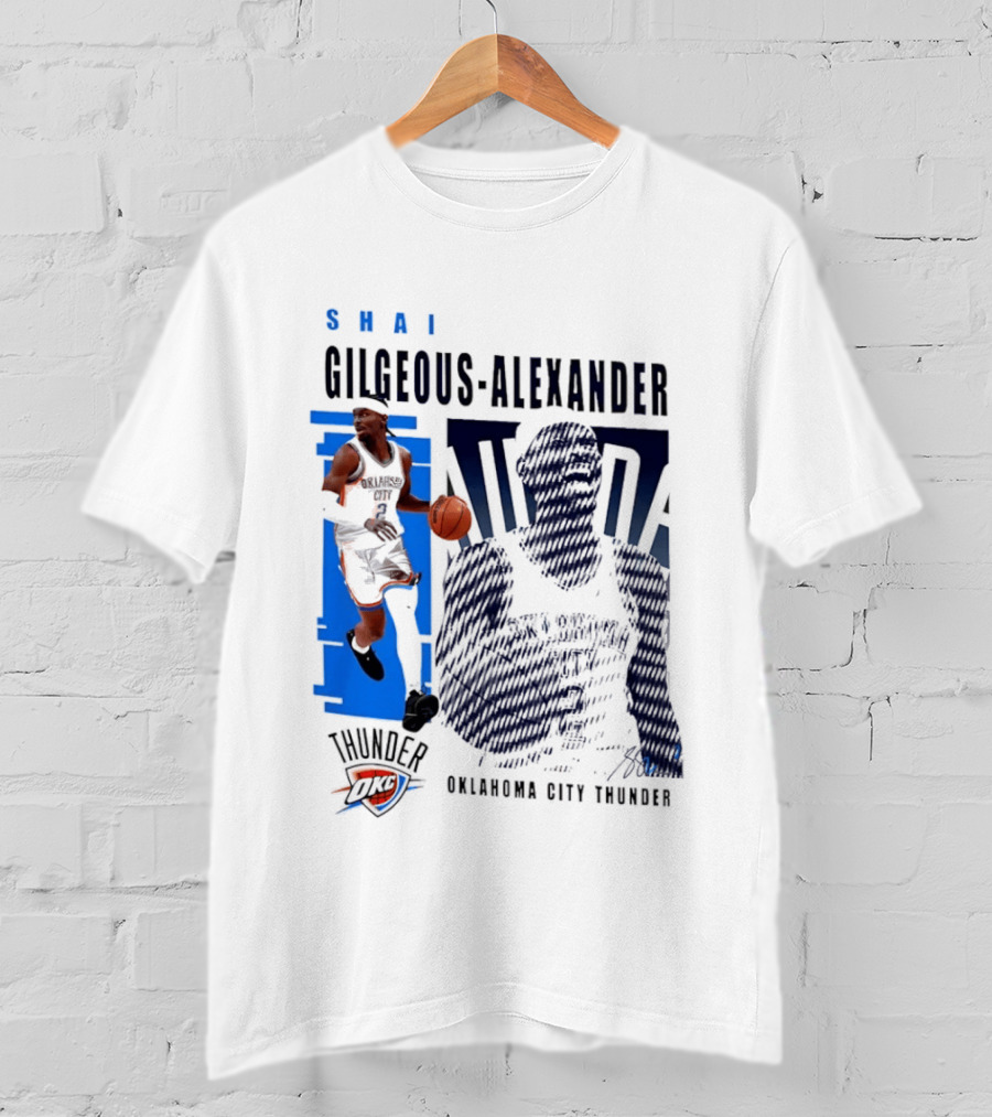 Shai Gilgeous Alexander Oklahoma City Thunder Basketball Highlights T-Shirt
