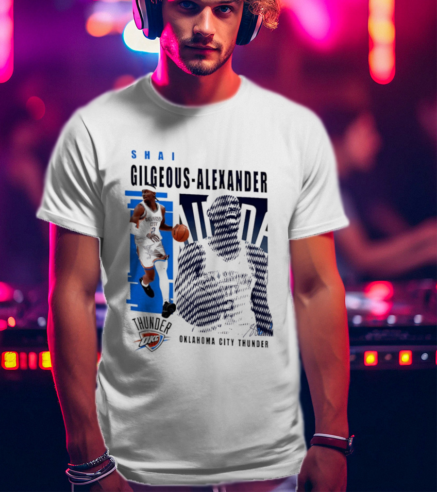 Shai Gilgeous Alexander Oklahoma City Thunder Basketball Highlights T-Shirt