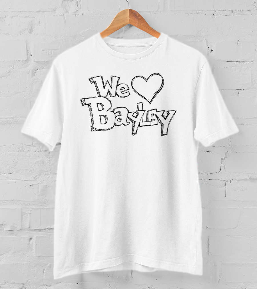 We Love Bayley Oklahoma Wildcatters Professional Bull Riders OKC Skyline T-Shirt