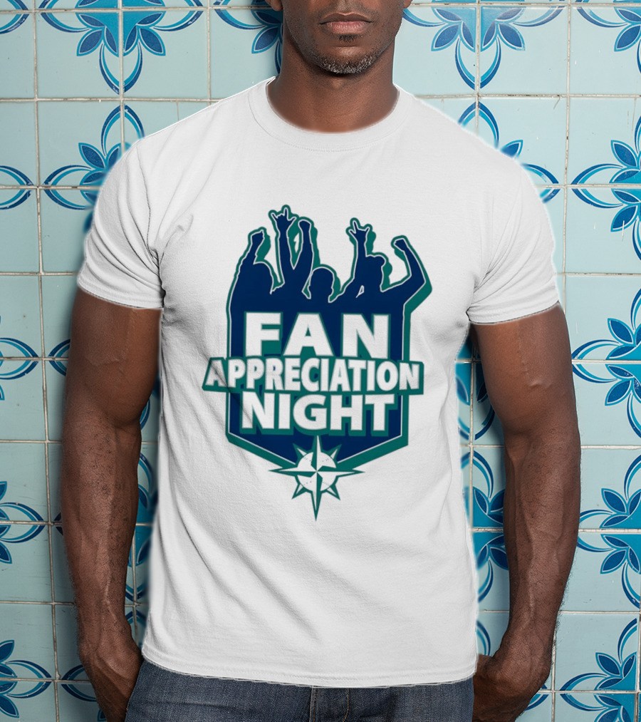 Seattle Mariners Fan Appreciation Night 2026 Baseball Event T-Shirt