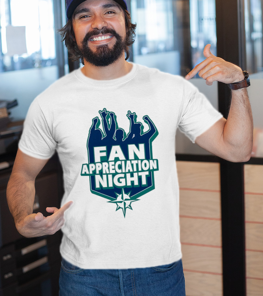 Seattle Mariners Fan Appreciation Night 2026 Baseball Event T-Shirt