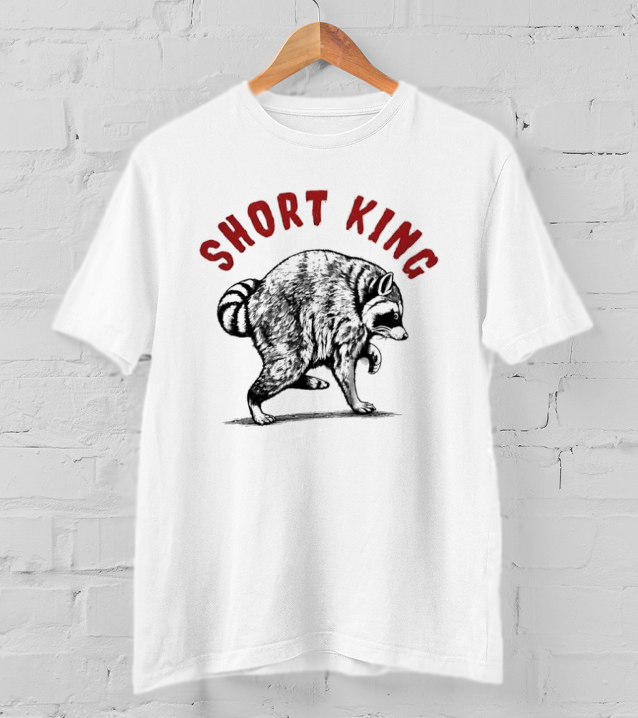 Short King Raccoon Strut T-Shirt