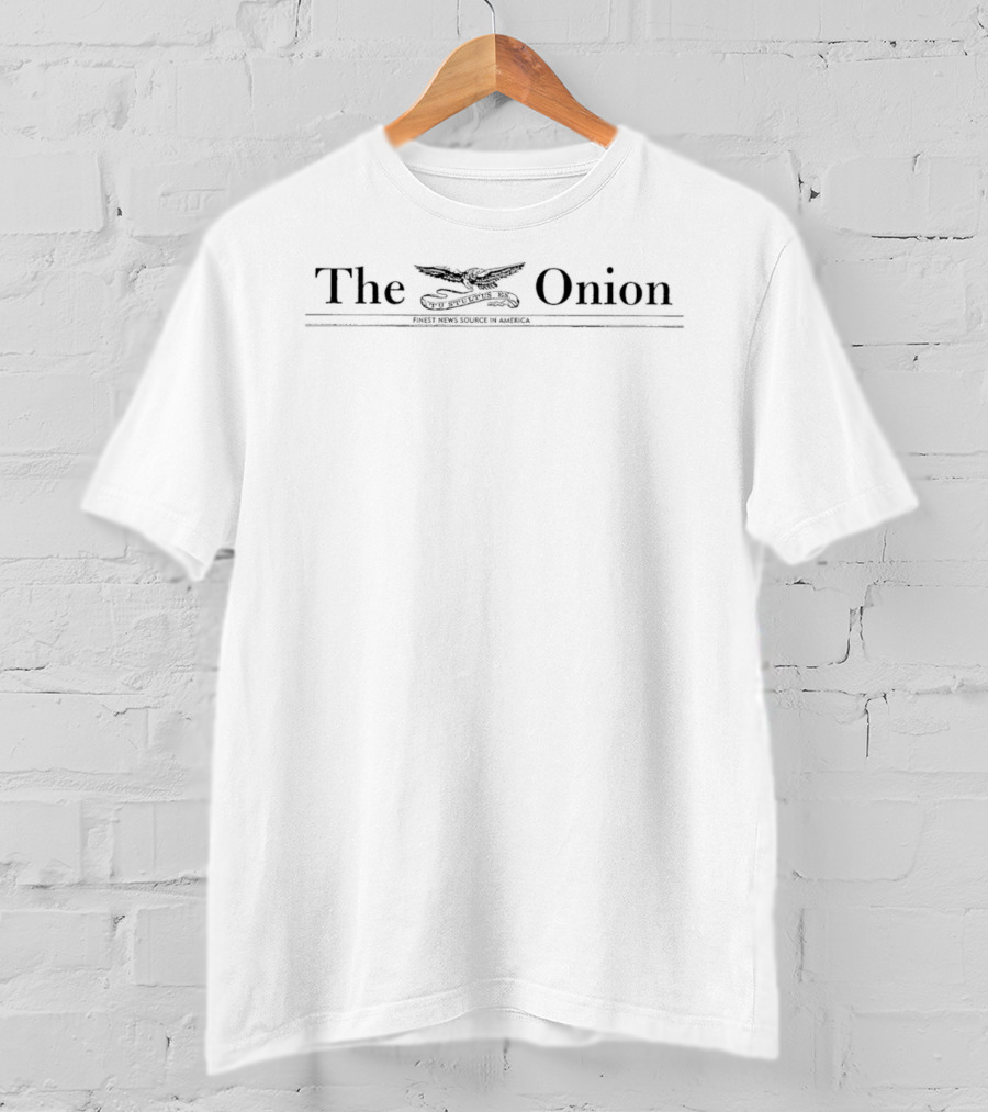 The Onion Tu Stultus Es Finest News Source America 1955 Masthead T-Shirt