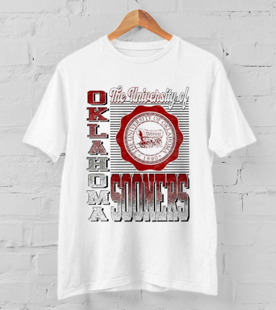 The University Of Oklahoma Sooners Vintage Seal T-Shirt