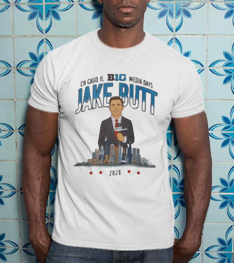 Chicago IL Big 10 Media Days 2026 Jake Butt T-Shirt