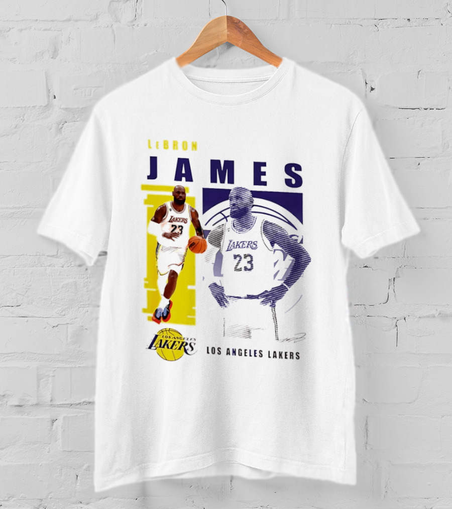 LeBron James Los Angeles Lakers Basketball Highlights 23 T-Shirt
