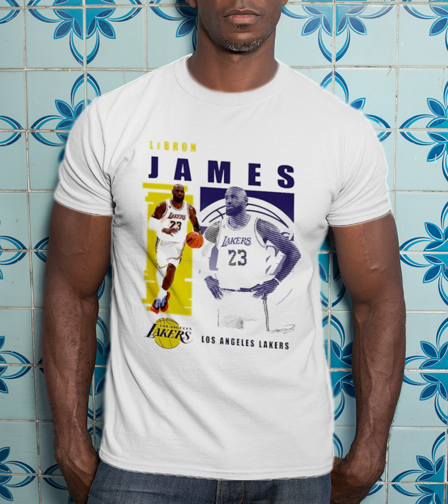 LeBron James Los Angeles Lakers Basketball Highlights 23 T-Shirt