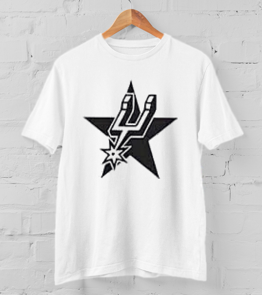 San Antonio Spurs Star NBA Team T-Shirt