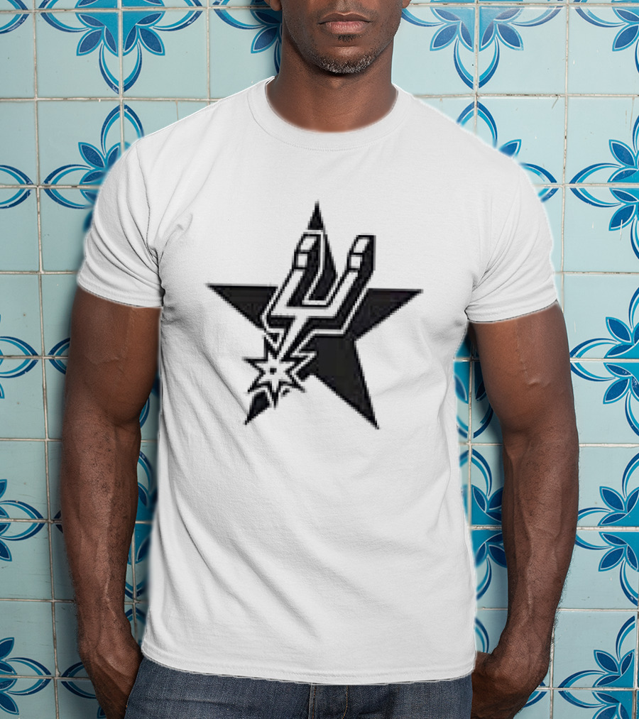 San Antonio Spurs Star NBA Team T-Shirt