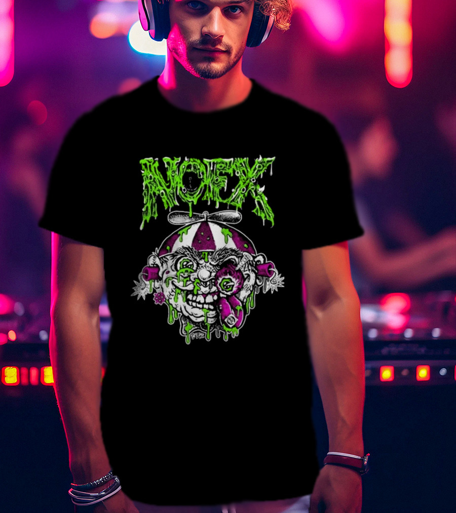 NOFX 2024 Slime Drenched Clown T-Shirt