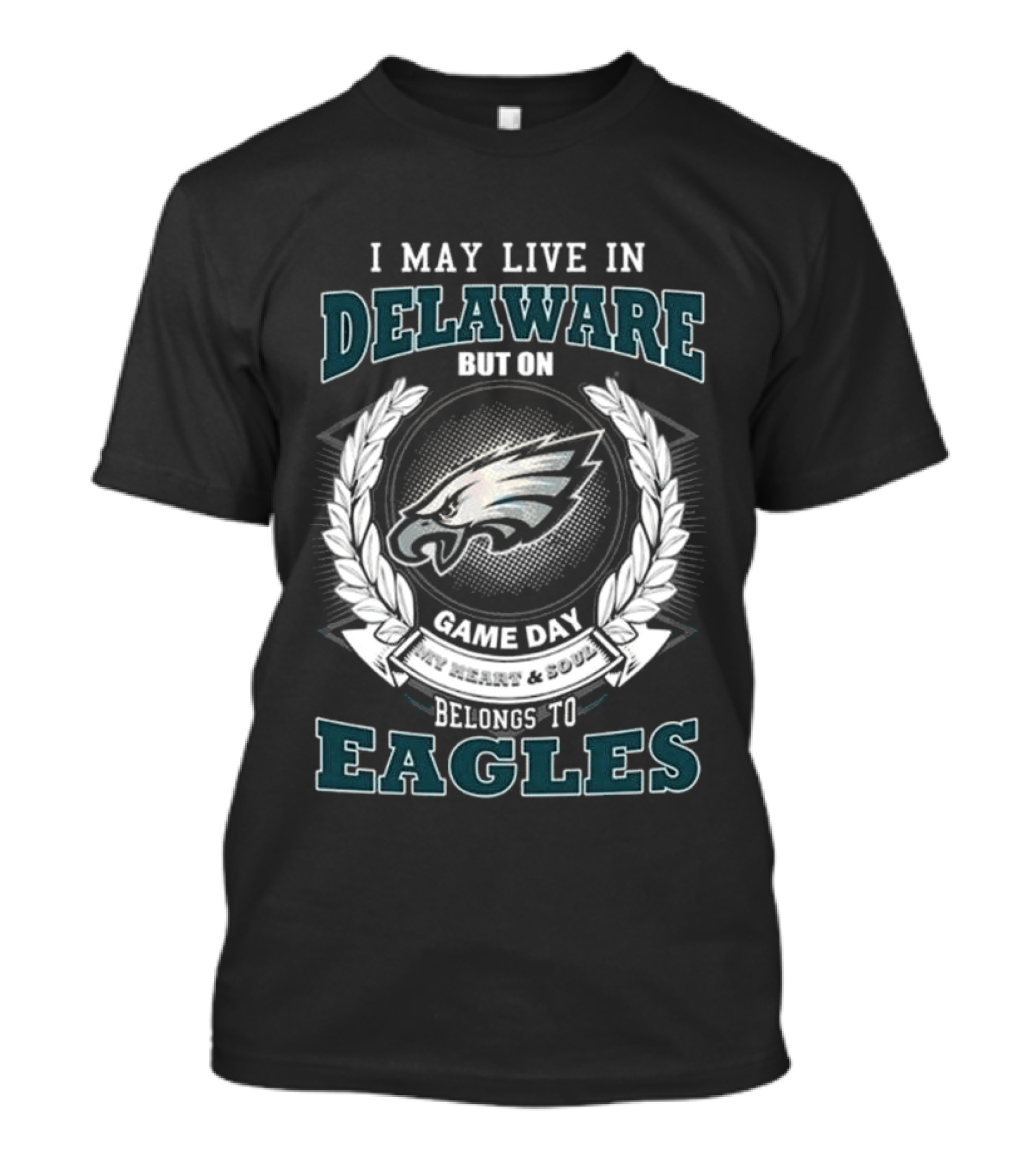 Philadelphia Eagles Game Day Delaware Fan Heart & Soul Loyalty T-Shirt
