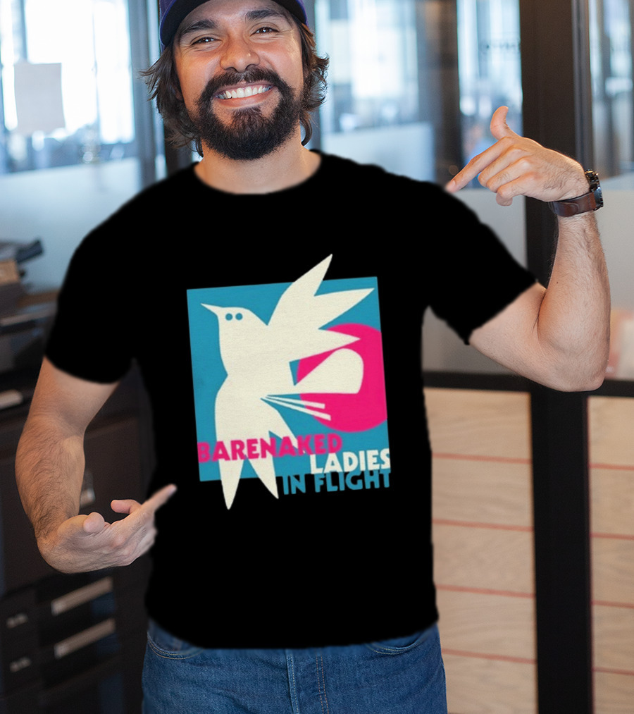 Barenaked Ladies In Flight Bird Tour 2024 Art Vintage Concert T-Shirt