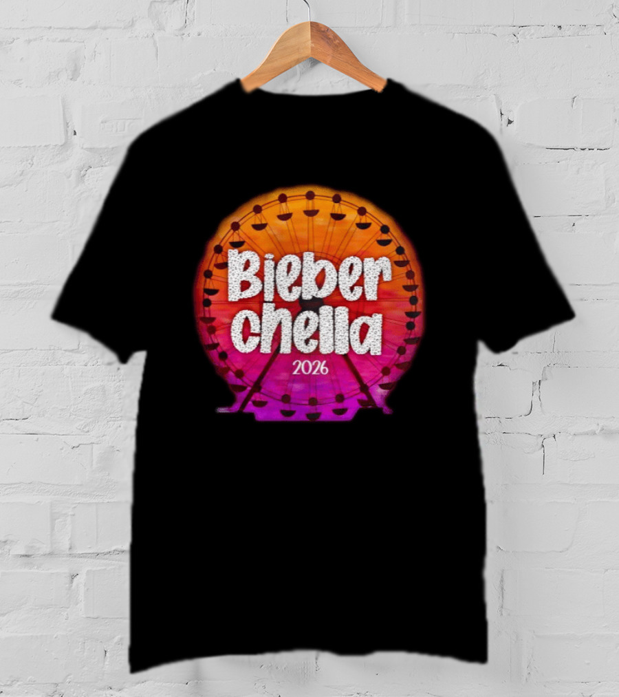Bieberchella Coachella Ferris Wheel Summer Concert 2026 T-Shirt