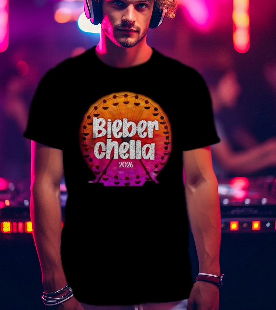 Bieberchella Coachella Ferris Wheel Summer Concert 2026 T-Shirt