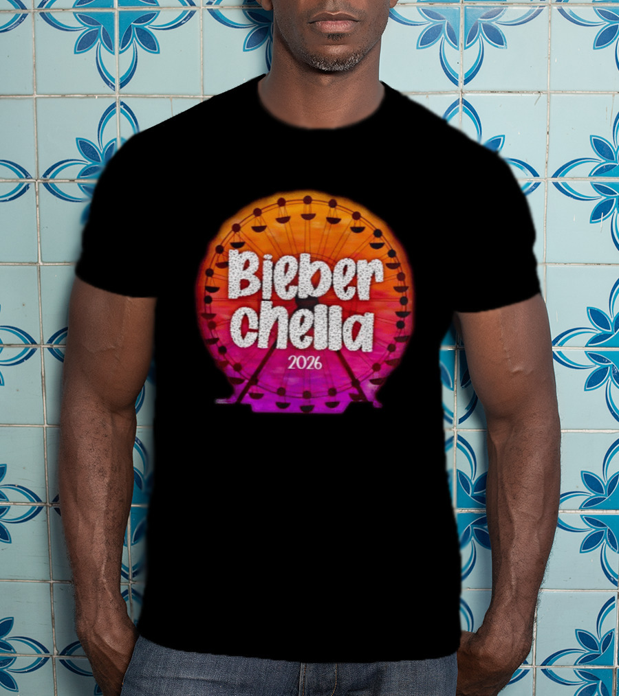 Bieberchella Coachella Ferris Wheel Summer Concert 2026 T-Shirt