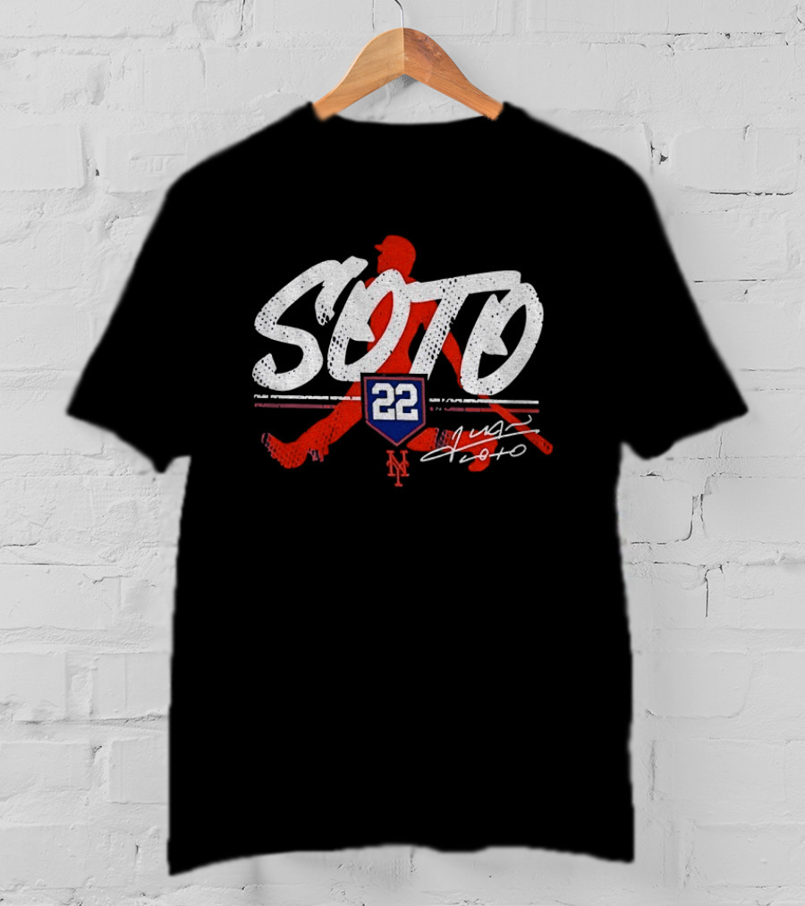 Soto 22 New York Mets Youth Signature Player T-Shirt