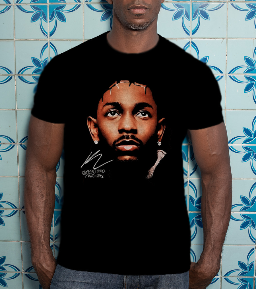 Kendrick Lamar Big Head Thorn Crown Good Kid M.A.A.D City T-Shirt