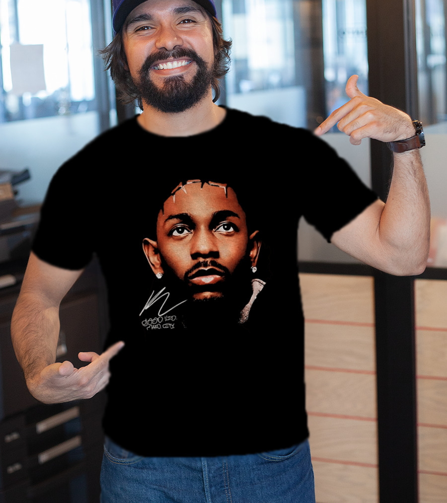 Kendrick Lamar Big Head Thorn Crown Good Kid M.A.A.D City T-Shirt